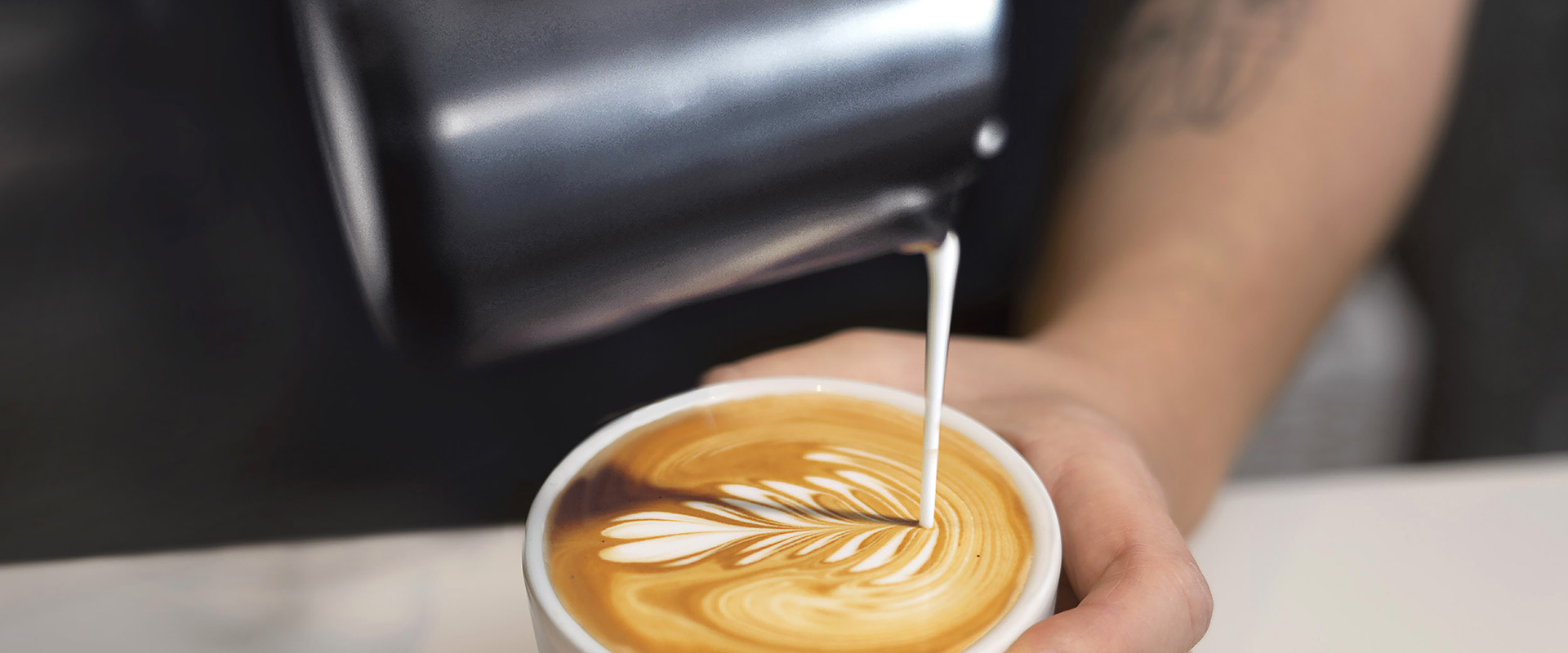 Gott kaffe serveras på café Konditori Cecil i Vetlanda